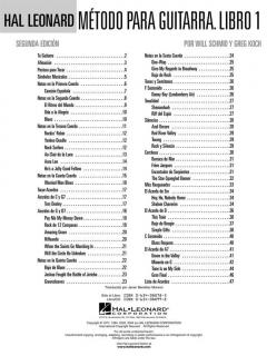 Metodo Para Guitarra Libro 1 von Will Schmid 