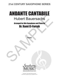 Andante Cantabile von Hubert Bauersachs 
