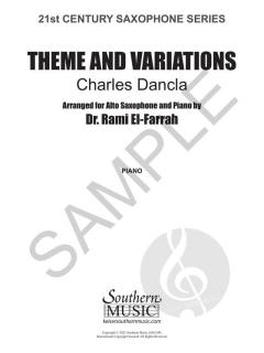 Theme and Variations von Charles Jean-Baptiste Dancla 