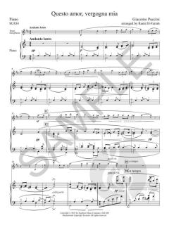 Questo Amor Vergogna Mia von Giacomo Puccini 