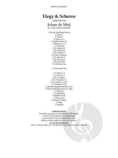 Elegy & Scherzo  von Johan de Meij 