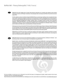 Buffalo Bill von Thierry Deleruyelle 