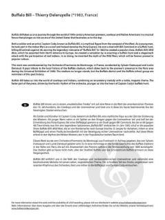 Buffalo Bill von Thierry Deleruyelle 