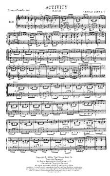 Activity (March) von Harold Bennett 