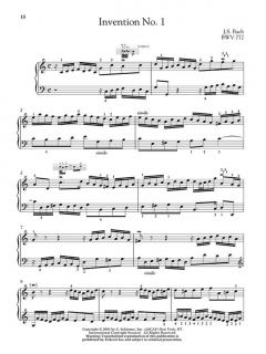 2-stimmige Inventionen von Johann Sebastian Bach 