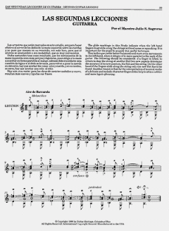Las Lecciones de guitarra 1-3 von Julio S. Sagreras 