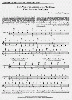 Las Lecciones de guitarra 1-3 von Julio S. Sagreras 