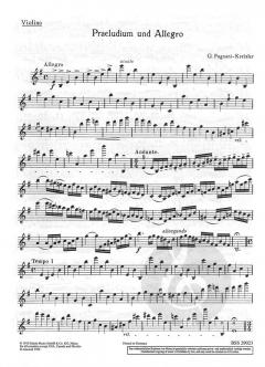 Praeludium und Allegro von Fritz Kreisler 