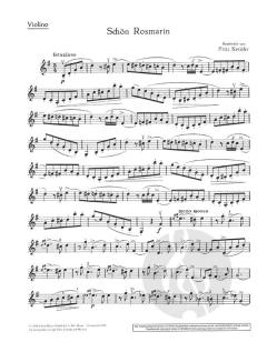 Schön Rosmarin von Fritz Kreisler 