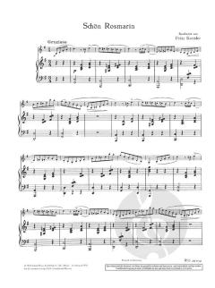 Schön Rosmarin von Fritz Kreisler 