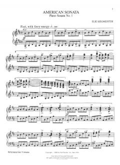 American Sonata von Elie Siegmeister 