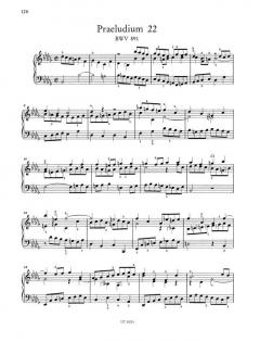 Das Wohltemperierte Klavier Teil 2 von Johann Sebastian Bach im Alle Noten Shop kaufen - UT50051