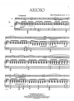 Arioso and Humoreske op. 9/1 (Julius Weissenborn) 