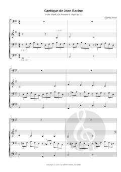 Cantique de Jean Racine op.11 von Gabriel Fauré 