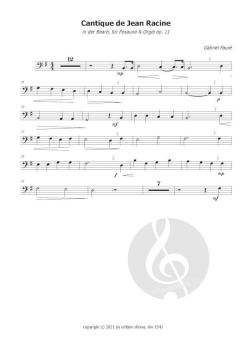Cantique de Jean Racine op.11 von Gabriel Fauré 