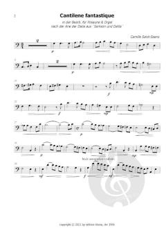 Romance pour Cor op.36 und Cantilene fantastique von Camille Saint-Saëns 