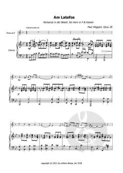 Am Latefos und Älplers Lebewohl von Paul Wiggert 