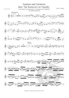 Fantaisie and Variations über "Der Karneval von Venedig" von Jean Baptiste Arban 