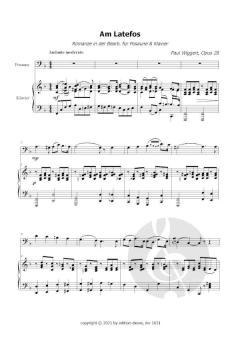 Am Latefos und Älplers Lebewohl von Paul Wiggert 