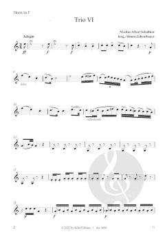 6 Trios brillants et faciles op.2 von Nicolas-Albert Schaffner 