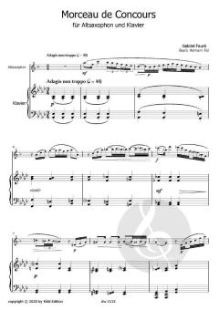 Morceau de Concours von Gabriel Fauré 