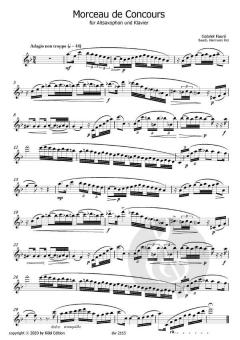 Morceau de Concours von Gabriel Fauré 