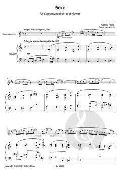 Pièce von Gabriel Fauré 
