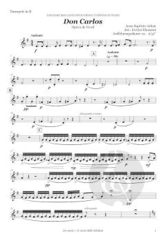 Fantasie brillante über Themen aus Giuseppe Verdis "Don Carlos" von Jean Baptiste Arban 