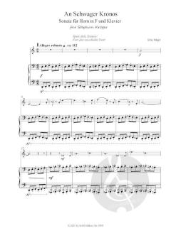 Sonate - An Schwager Kronos und Wiegenlied für Meggie von Eric Mayr 