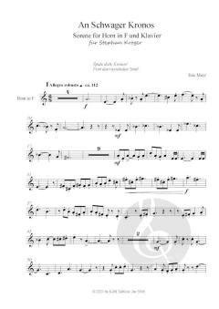 Sonate - An Schwager Kronos und Wiegenlied für Meggie von Eric Mayr 