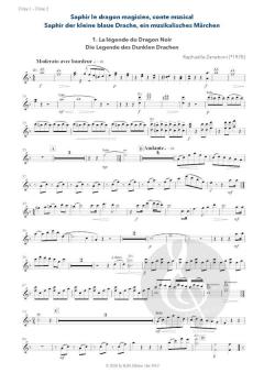 Saphir, der kleine blaue Drache von Raphaelle Zaneboni 