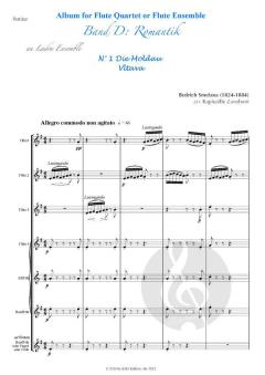 Album für Flötenquartett oder Flötenensemble - D Romantik 2 