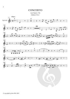 Konzert Hob.VIIe:1 für Trompete und Orchester von Joseph Haydn 