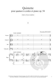 Quintette op.94 von Florentine Mulsant 