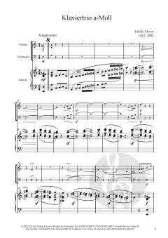 Klaviertrio a-Moll von Emilie Mayer 