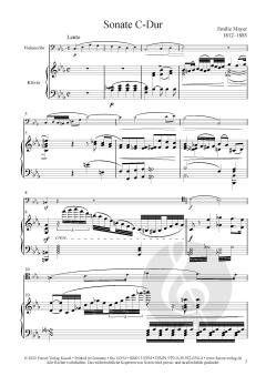 Sonate C-Dur von Emilie Mayer 