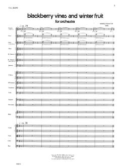 Blackberry Vines And Winter Fruit (Marga Richter) >> Noten