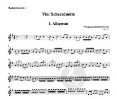 Scherz-Duette von Wolfgang Amadeus Mozart 