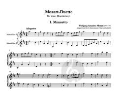 Mozart-Duette von Wolfgang Amadeus Mozart 