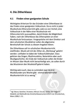 Die Zitherklasse von Vanessa Peham 