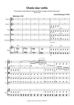 Oratio sine verbis von Karol Heimberger 