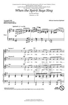 When the Spirit Says Sing 