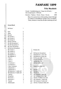 Fanfare 1899 von Fritz Neuböck 