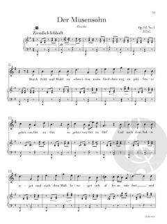 Lieder für hohe Stimme Band 1 von Franz Schubert 