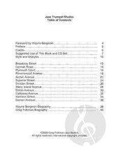 Jazz Trumpet Etudes  von Greg Fishman 