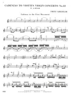 Cadenzas von Fritz Kreisler 