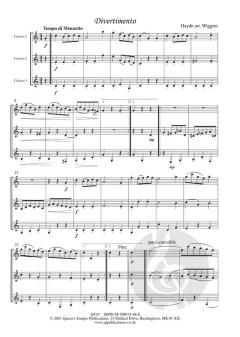 Divertimento  von Joseph Haydn 
