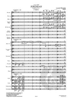Symphonie Nr. 1 'Jeremiah' von Leonard Bernstein 