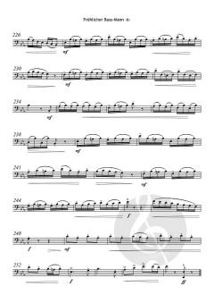 Fröhlicher Bass-Mann von Gottfried Hummel 