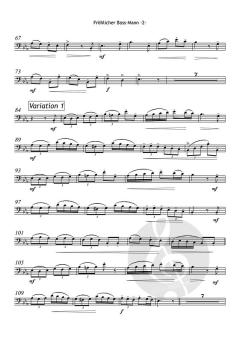 Fröhlicher Bass-Mann von Gottfried Hummel 